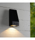 Irwin Wall light Outdoor- Solar - LED Dim. 2850K/3150K IP54 - Day/Night Sensor - Black-3