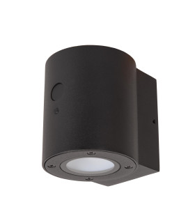 Perth Wall light Outdoor- Solar Ø9cm LED Dim. 2850K/3150K IP65 - Day/Night Sensor - Black-2