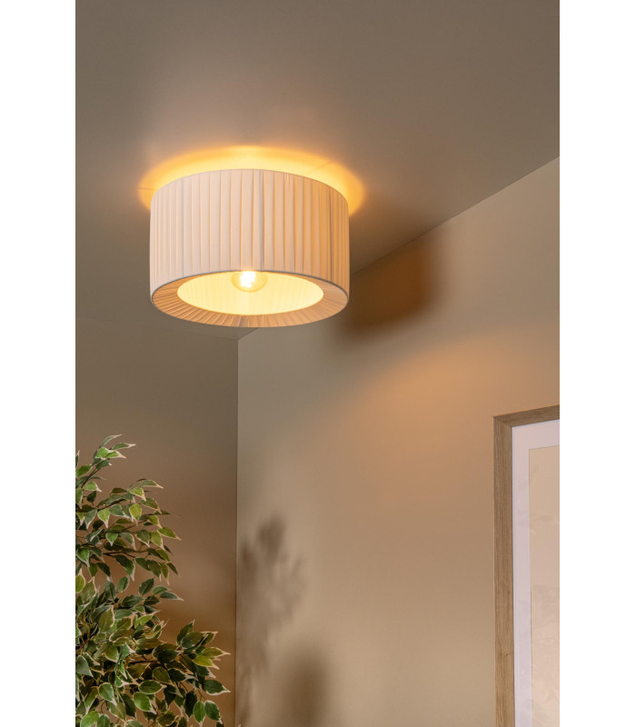 Fold Flush ceiling light Ø40cm 1xE27 - White-4