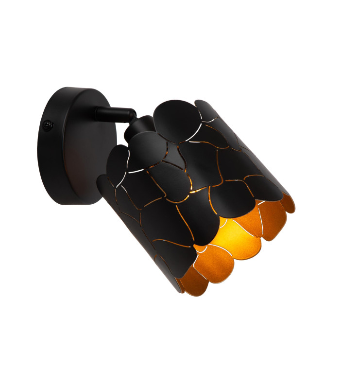 Almelo Wall spotlight Wall light Ø12cm 1xE14 - Black-1