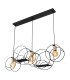 Circle Pendant light - 3xE27 - Black-8