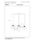 Circle Pendant light - 3xE27 - Black-9