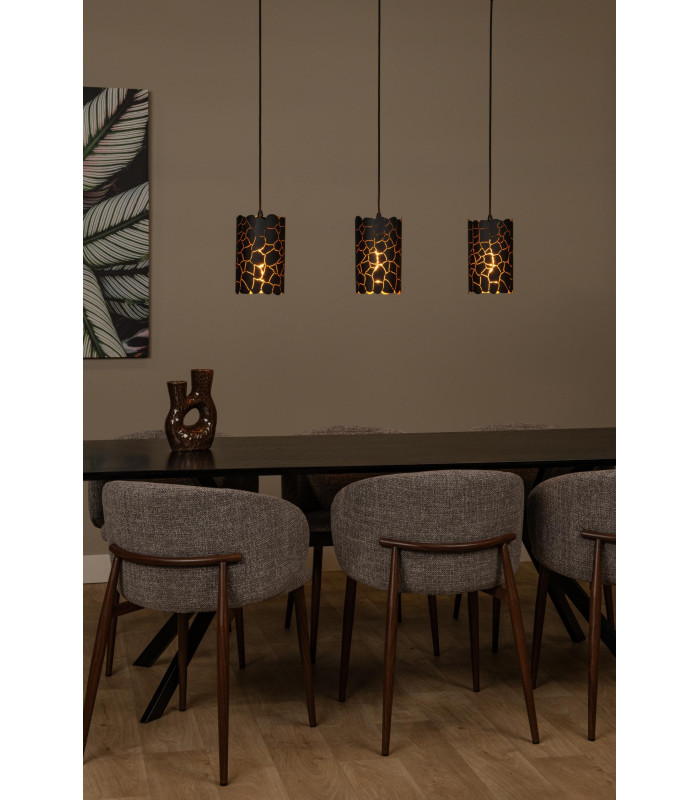 Almelo Pendant light - 3xE27 - Black-4