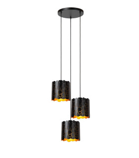 Almelo Pendant light - 3xE27 - Black-1