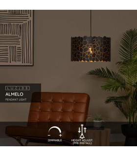 Almelo Pendant light Ø40cm 1xE27 - Black-2
