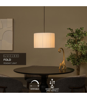 Fold Pendant light Ø40cm 1xE27 - White-2