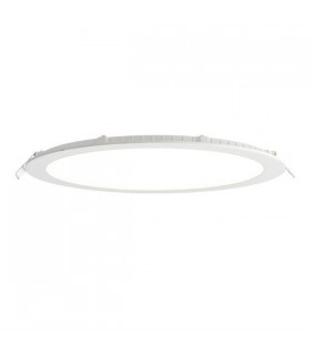 Integrated LED Recessed Light Panel Matt White, Frosted Acrylic - 1