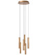 Premium Griffith Pendant light Ø38cm LED Dim. CCT 6x6W 2700K/4000K - Bronze-1