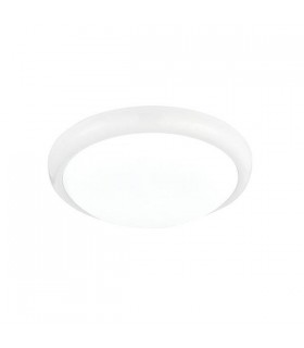 Integrated LED Flush Light Gloss White, Opal Polypropylene - 1