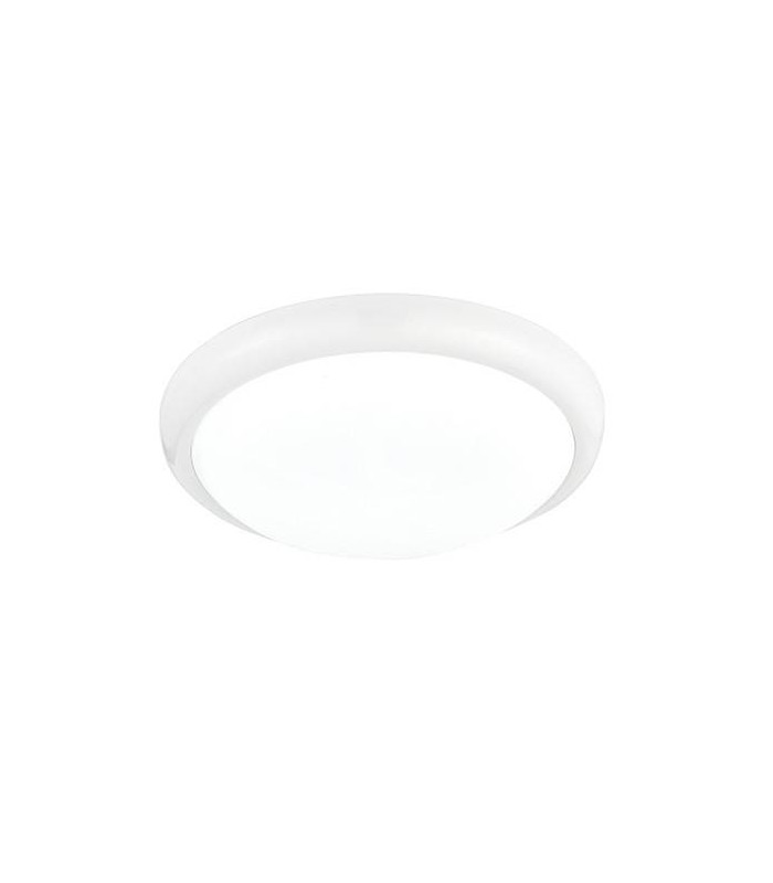 Integrated LED Flush Light Gloss White, Opal Polypropylene - 1