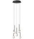 Premium Calina Pendant light Ø42cm LED Dim. 2700K - Black-3