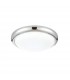 Integrated LED Flush Light Chrome Plate, Opal Polypropylene - 1