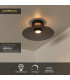Premium Menga Flush ceiling light Ø40cm LED Dim. 2700K - Smoke Grey-2