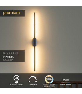 Premium Marnik Wall light - LED Dim. CCT 1x13W 2700K/4000K - Black-2