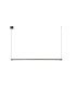 Premium Marnik Pendant light Ø2.5cm LED Dim. CCT 1x22W 2700K/4000K - Hand Wave Sensor - Black-1