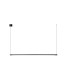 Premium Marnik Pendant light Ø2.5cm LED Dim. CCT 1x22W 2700K/4000K - Hand Wave Sensor - Black-3