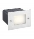 Integrated LED Outdoor Recessed Light Marine Grade Brushed Stainless Steel, Frosted IP44 - 1