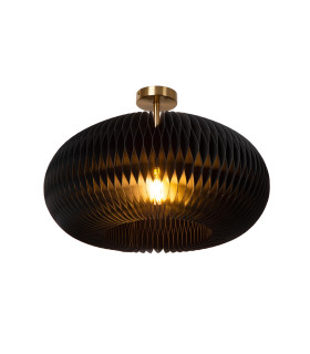 Armoni Flush ceiling light Ø52cm 1xE27 - Black-1