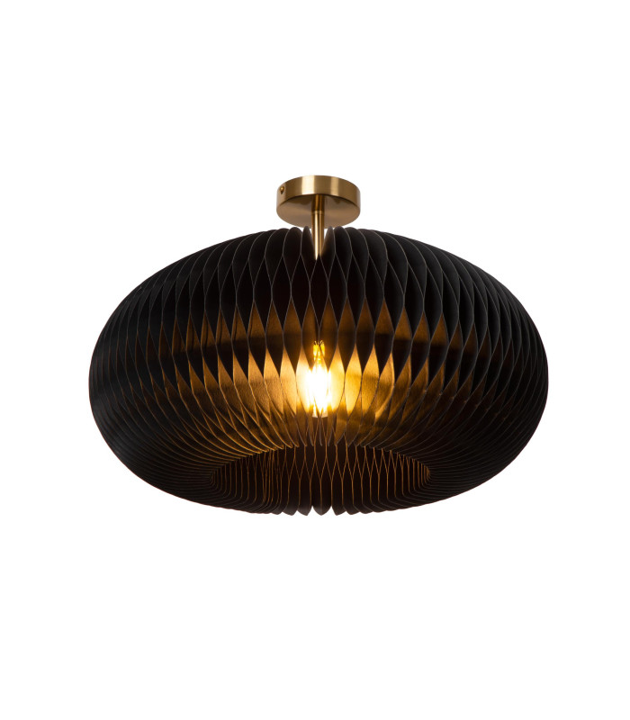 Armoni Flush ceiling light Ø52cm 1xE27 - Black-1
