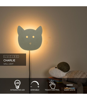 Charlie Wall light Children - LED Dim. 2700K - Green-2