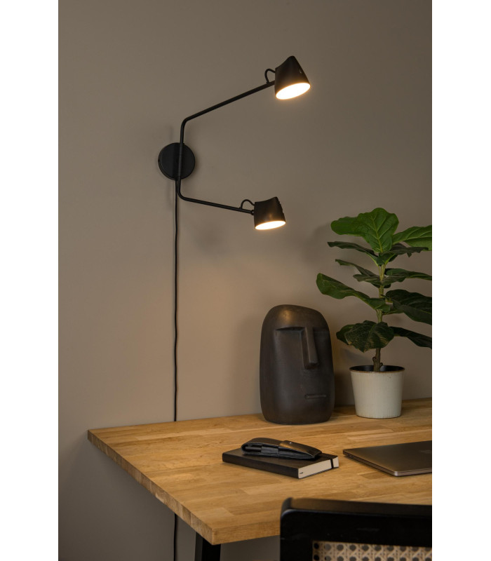Milne Wall light - LED Dim. 2700K - Black-4
