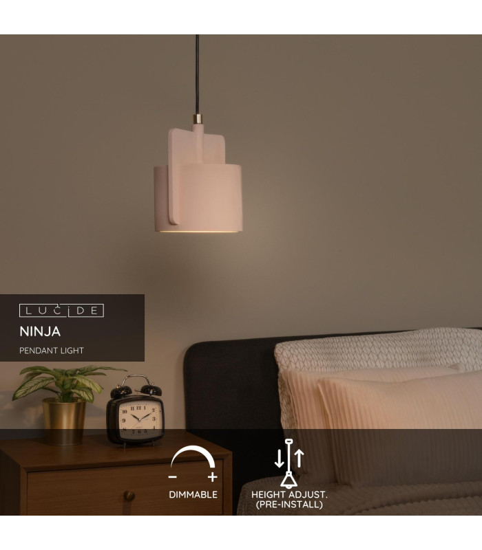 Ninja Pendant light Ø16cm 1xE27 - Pink-2