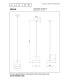 Ninja Pendant light Ø20cm 1xE27 - Grey-8