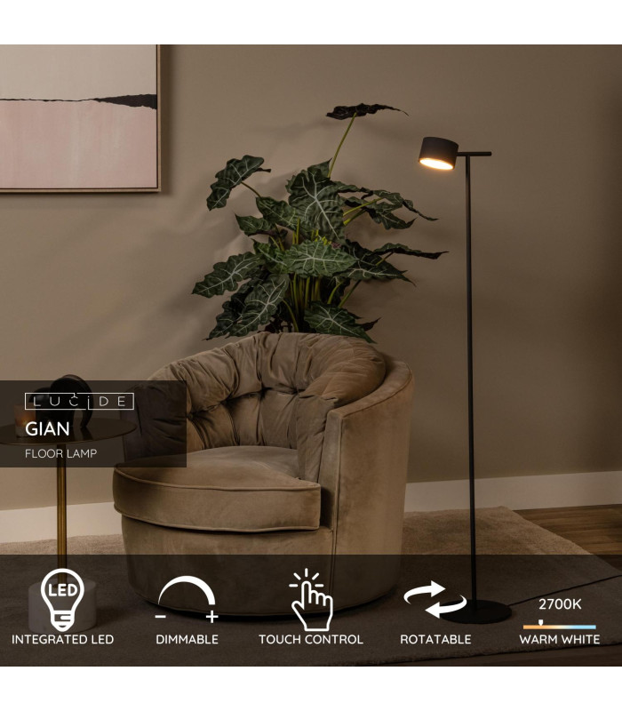 Gian Floor lamp - LED Dim. 2700K - Black-2