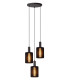 Lambres Pendant light - 3xE27 - Black-1