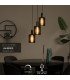 Lambres Pendant light - 3xE27 - Black-2