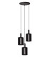Lambres Pendant light - 3xE27 - Black-3