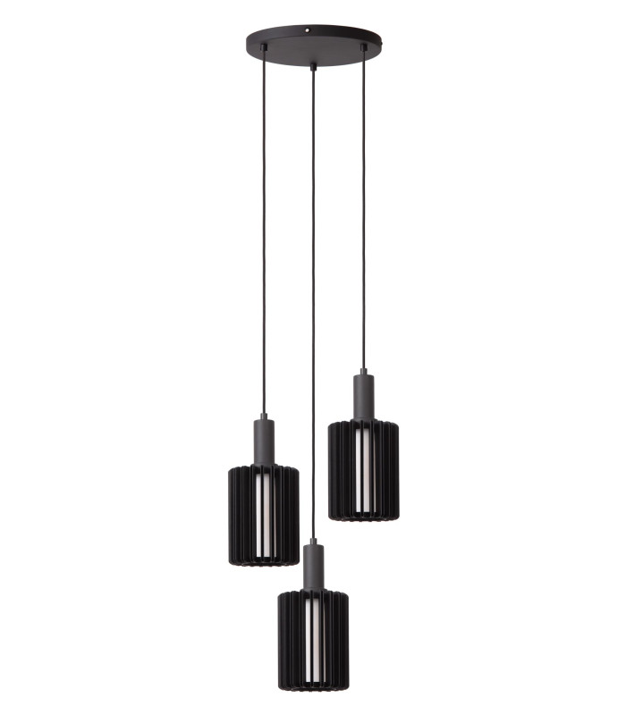Lambres Pendant light - 3xE27 - Black-3