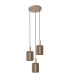 Lambres Pendant light - 3xE27 - Taupe-3