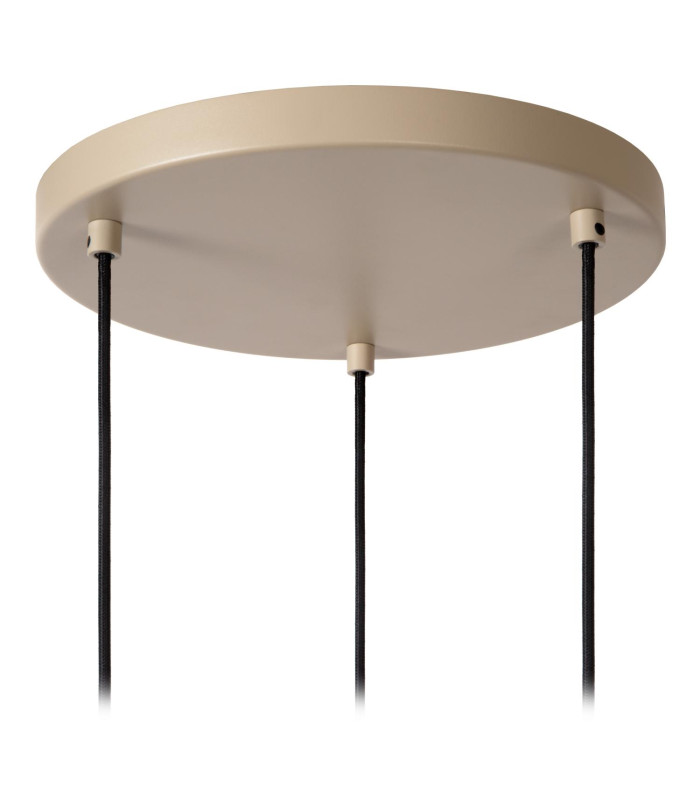Lambres Pendant light - 3xE27 - Taupe-8