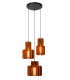 Rollo Pendant light - 3xE27 - Terracotta-1