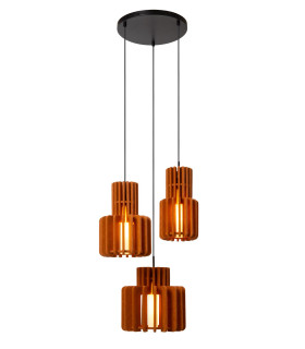 Rollo Pendant light - 3xE27 - Terracotta-1