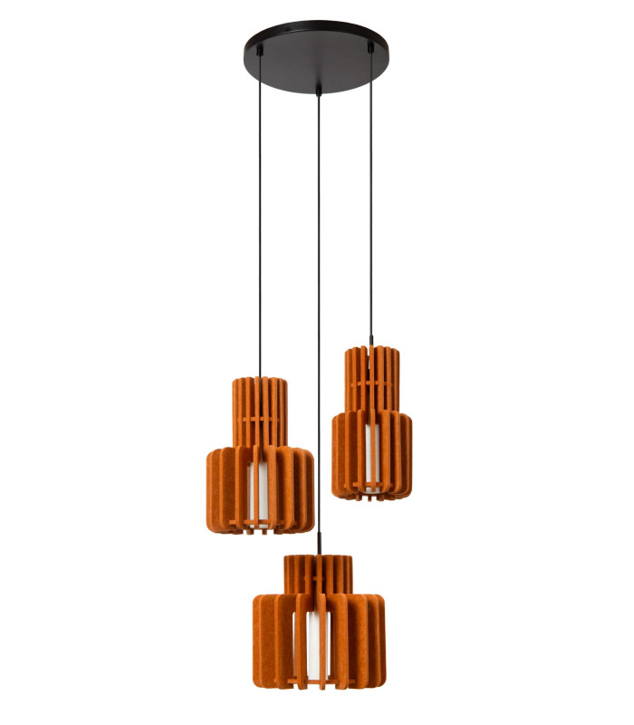 Rollo Pendant light - 3xE27 - Terracotta-3