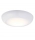 Integrated LED Outdoor Flush Light Gloss White, Opal IP65 - 1