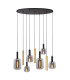 Joanet Pendant light - 6xE27 - Brass-1