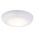 Integrated LED Outdoor Flush Light Gloss White, Opal IP65 - 1