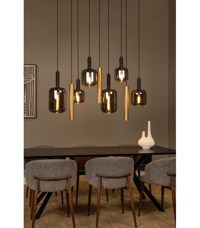 Joanet Pendant light - 6xE27 - Brass-3