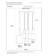 Joanet Pendant light Ø65cm 4xE27 - Brass-7