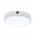 Integrated LED Outdoor Flush Light Gloss White, Opal IP65 - 1