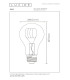 A60 Filament bulb Ø6cm E27 2200K - Amber-3