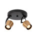 Emile Ceiling spotlight Ø20cm 2xGU10 - Matt Gold Brass-1