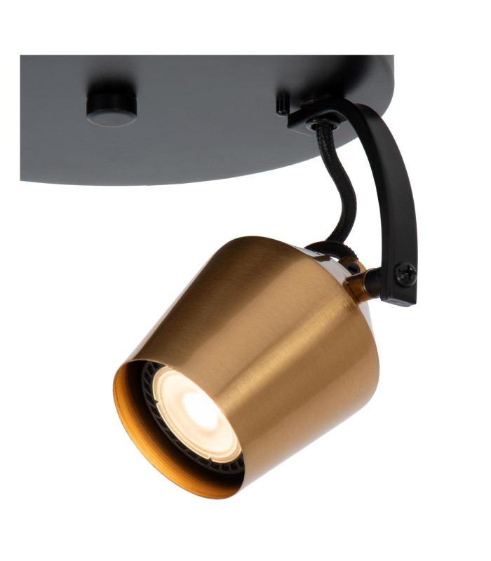 Emile Ceiling spotlight Ø20cm 2xGU10 - Matt Gold Brass-5