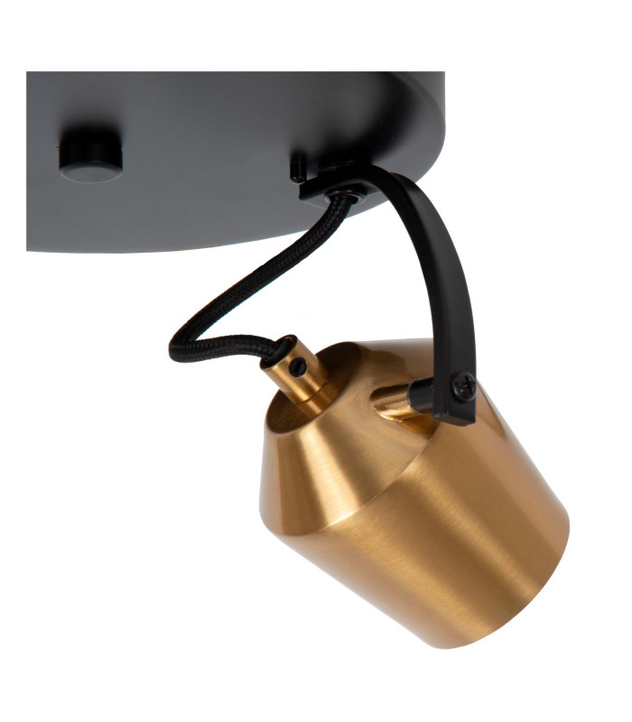 Emile Ceiling spotlight Ø20cm 2xGU10 - Matt Gold Brass-6