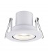 Fire Rated Integrated LED Tilt Recessed Light Matt White, Acrylic - 1