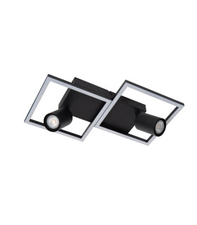 Arianne Flush ceiling light - LED - 2xGU10 - Black-2
