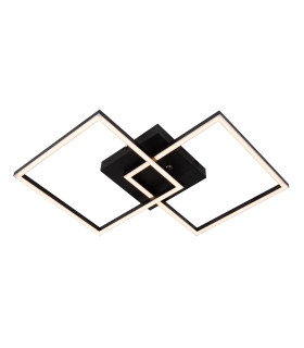 Arianne Flush ceiling light - LED CCT 1x23W 2700K/4000K - Black-1